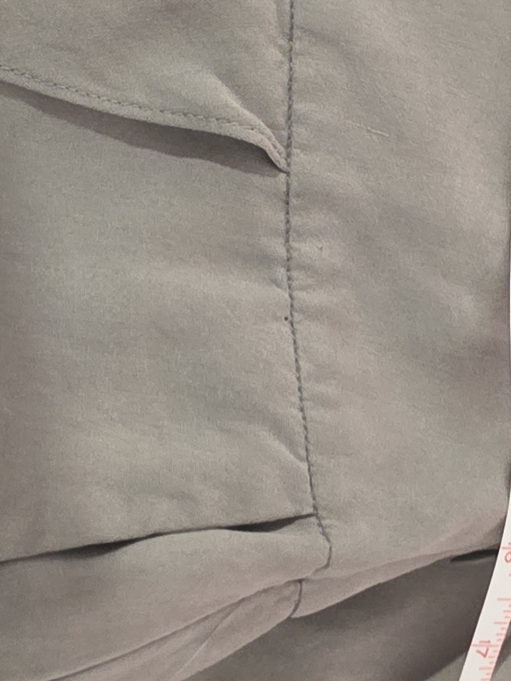 LOFT Taupe 100% Silk Asymmetrical Wrap Mini Skirt Women's Size 8 - Picture 8 of 9